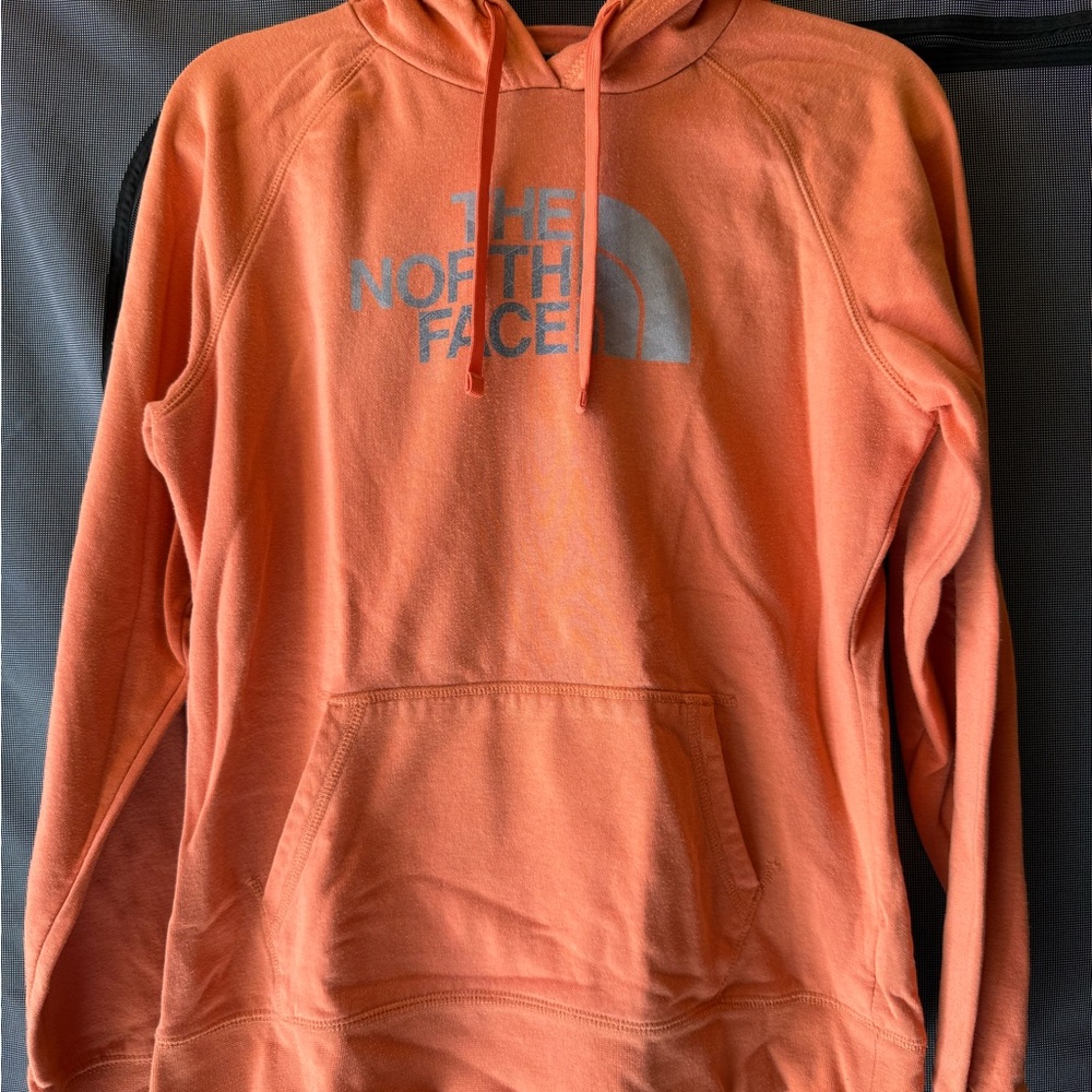 The North Face Coral-Orange Pullover Hoodie